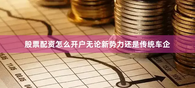 股票配资怎么开户无论新势力还是传统车企